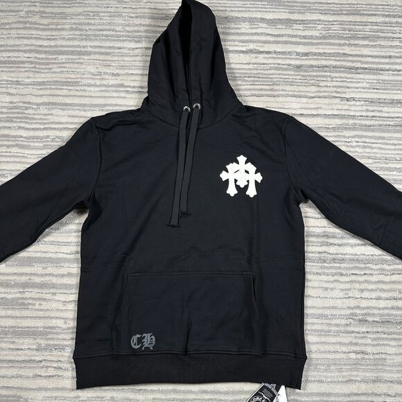 Chrome Hearts Other - Chrome Hearts White Triple Cross Pullover Hoodie Size Mens Large